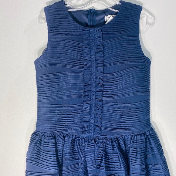 DAVID CHARLES**Age 2,3,5,6*Navy Ruffled Dress*$178 - Picture 4 of 9